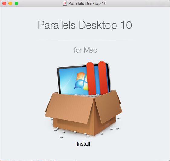 Installing Parallels Desktop for Mac