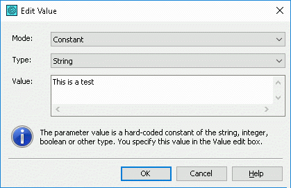 Edit Value Dialog