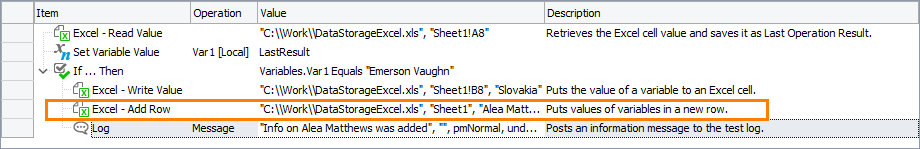 Write data into Excel file at runtime during test execution