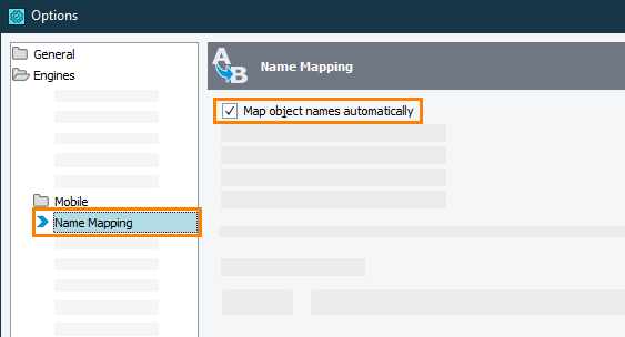 Configuring the project to map object automatically