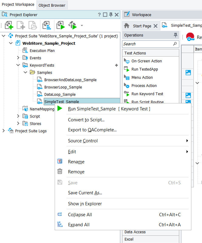 Run selective test groups using javascript code - SmartBear Community