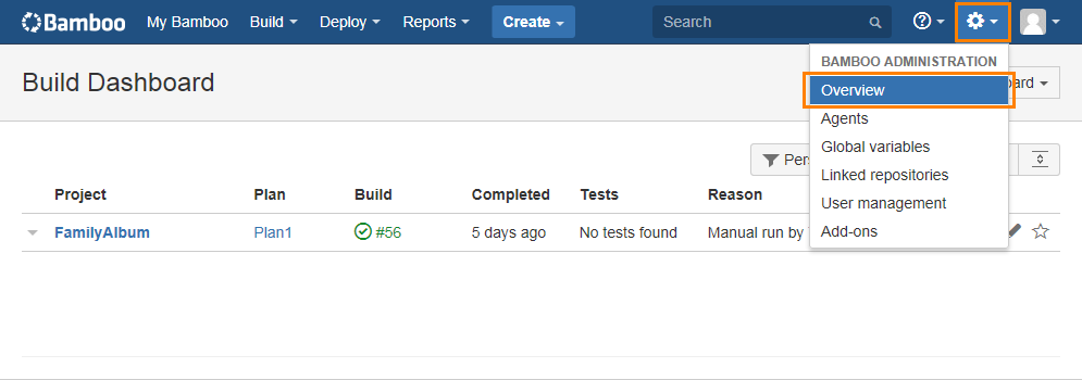 Running TestComplete tests from Bamboo: Configuing Bamboo agents
