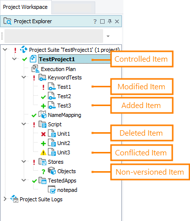 Subversion status icons in Project Explorer