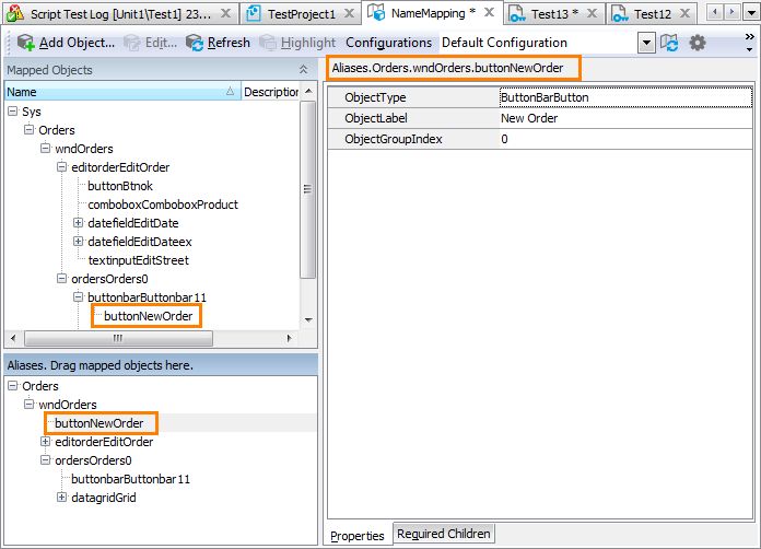 Sample Name Mapping for an AIR application