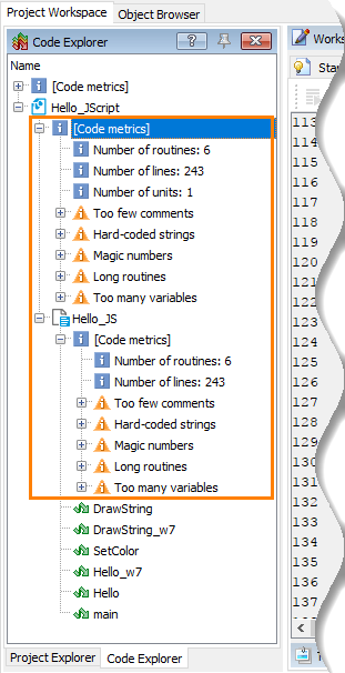 Code Metrics