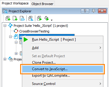 Converting a JScript project to JavaScript