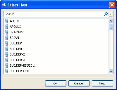 Select Host Dialog