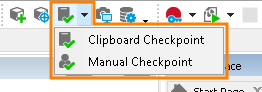 Creating Manual Checkpoint at Design Time