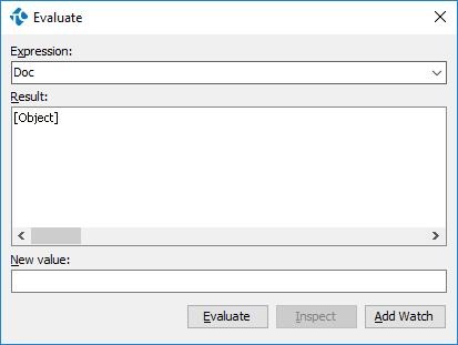 Evaluate Dialog