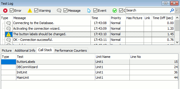 Call Stack Panel
