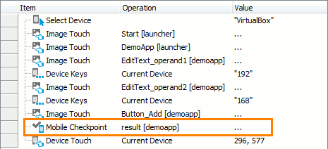 Image-Based Testing: Mobile checkpoint