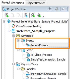 CrossBrowserTesting tutorial: Open the Event Control editor