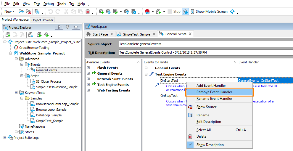 CrossBrowserTesting tutorial: Remove event handler
