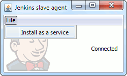 TestComplete integration with Jenkins: Installing Jenkins slave agent as Windows service