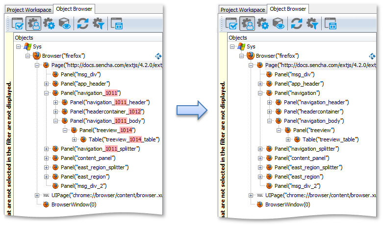 Ext JS: Dynamic and stable identifiers