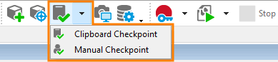 Creating Clipboard Checkpoint at Design Time