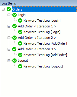 Log Items