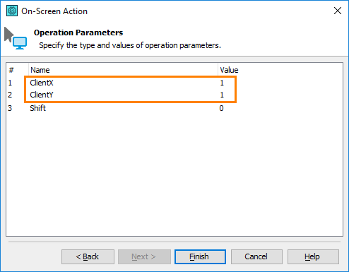 Getting Started with TestComplete (Web): Adjust the click coordinates