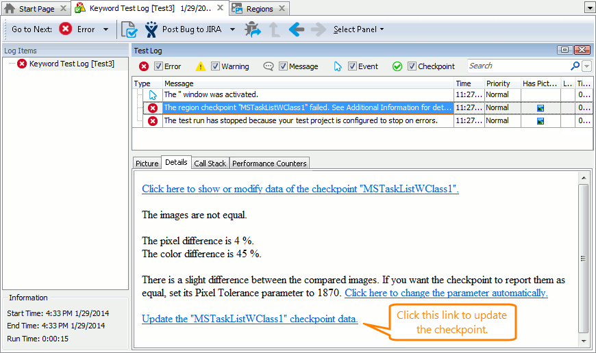 Updating Region checkpoint from the test log.