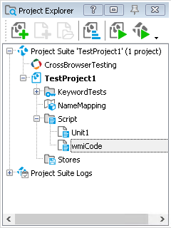 Script Extension Project in the Project Explorer