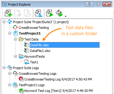 Arbitrary files in Project Explorer