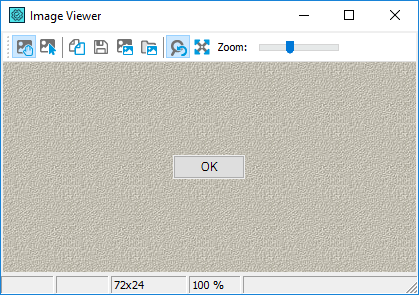 An object image in the Image Viewer
