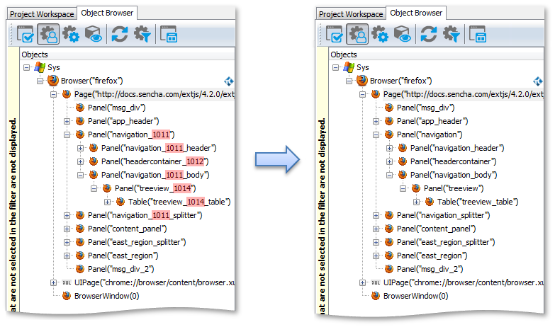 Ext JS: Dynamic and stable identifiers