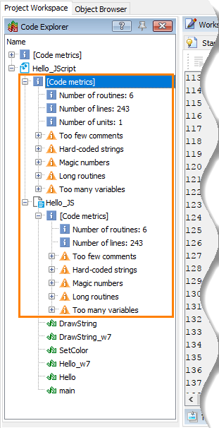 Code Metrics