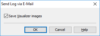 Send Log via Email dialog