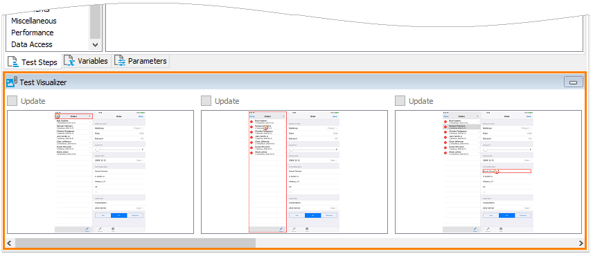 Getting Started With TestComplete (iOS): Test Visualizer panel