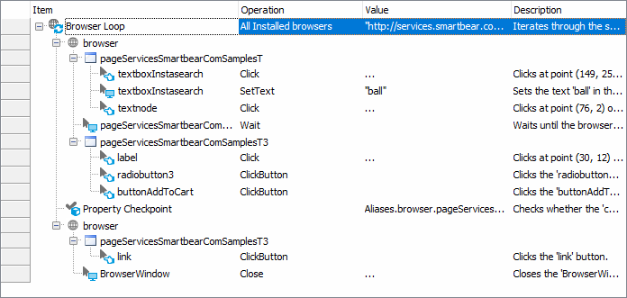 Getting Started with TestComplete (Web): A cross-browser test