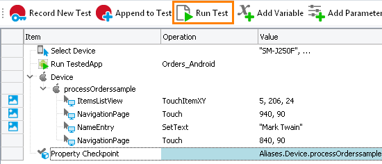 Testing Xamarin.Forms applications tutorial: Run the modified test