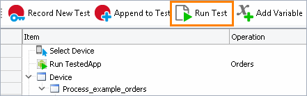 Getting Started With TestComplete (Android): Running the test