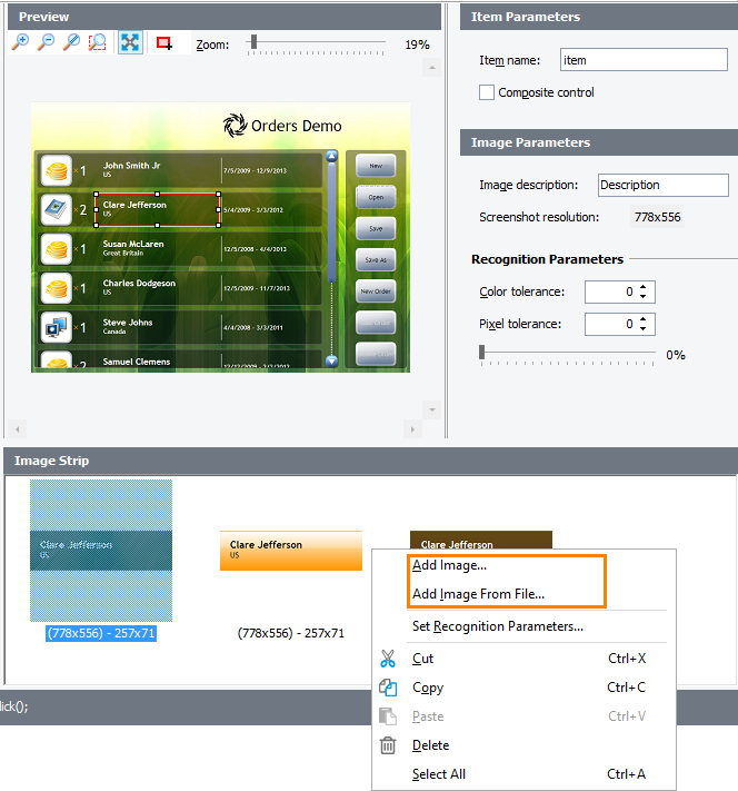 Image-Based Testing: Extending a set of a control’s Images