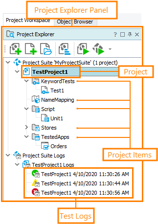 Project Explorer Panel