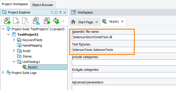 NUnit Selenium test parameters