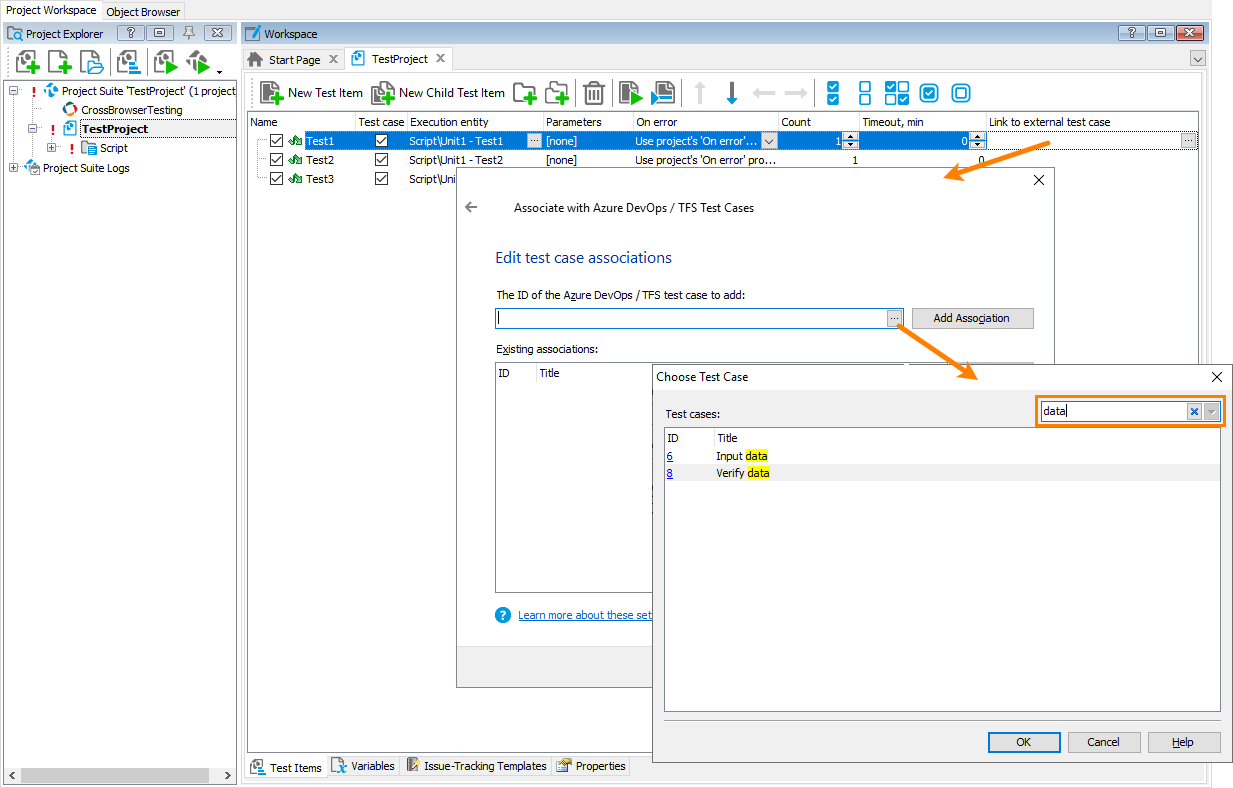 What's New in TestComplete 14.30: Filtering Azure DevOps test cases