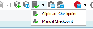 Clipboard Checkpoint on the Tools Toolbar