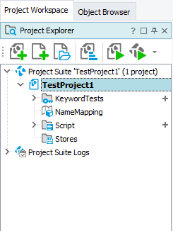 A blank project in the Project Explorer