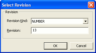 Select Revision Dialog