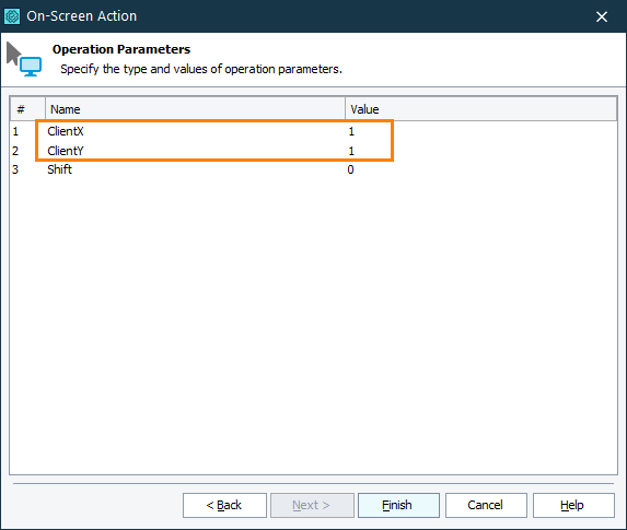 Getting Started with TestComplete (Web): Adjust the click coordinates