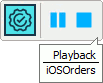Getting Started With TestComplete (iOS): TestComplete indicator