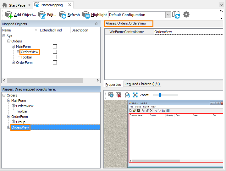 Sample Name Mapping for a .NET application Sample Name Mapping for a .NET application