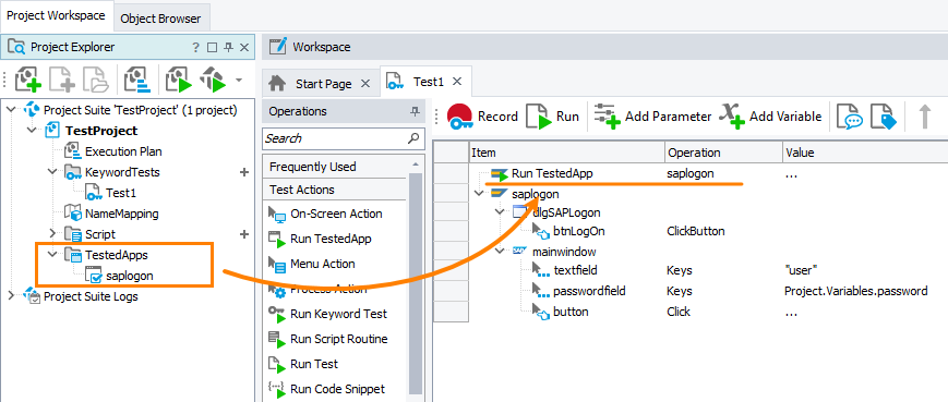 Running SAP GUI from a keyword test Running SAP GUI from a keyword test