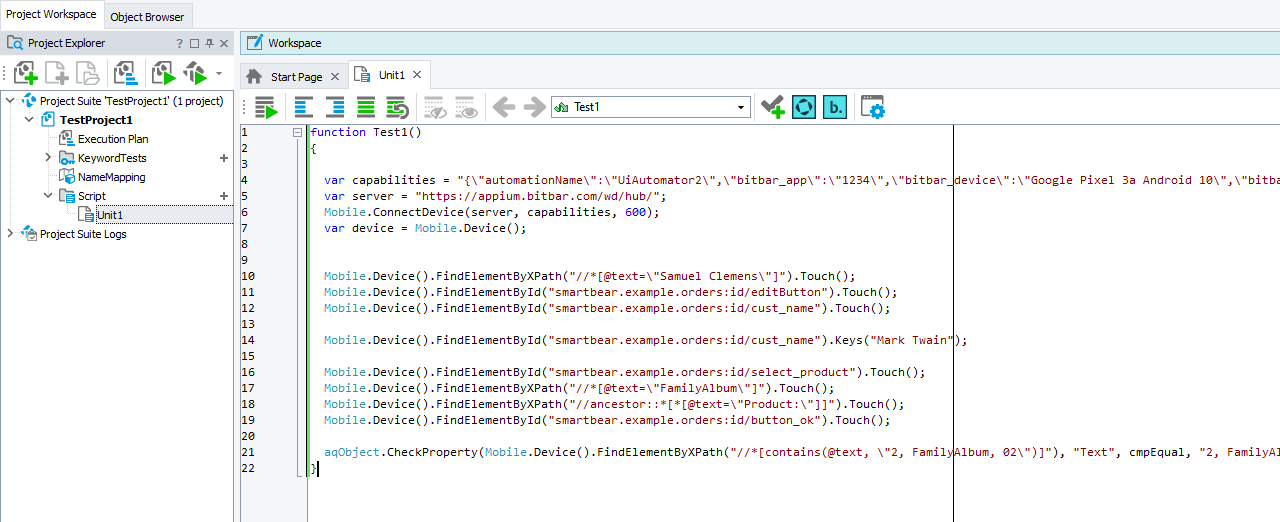 Recorded mobile test Recorded mobile test