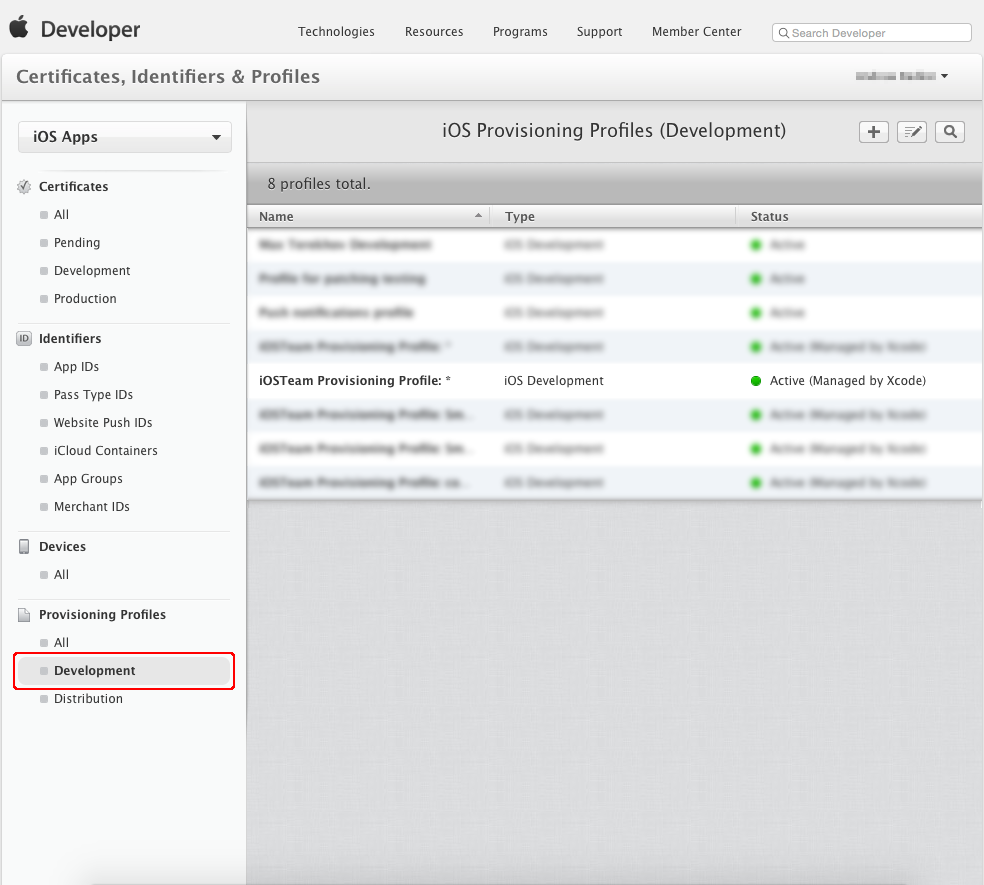 iOS testing with TestComplete: Provisioning Profiles list iOS testing with TestComplete: Provisioning Profiles list