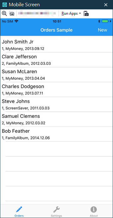 The Mobile Screen of Xamarin.Forms applications The Mobile Screen of Xamarin.Forms applications