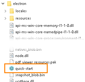 Testing Electron applications tutorial: Rename the application executable Testing Electron applications tutorial: Rename the application executable
