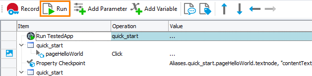 Testing Electron applications tutorial: Run the recorded keyword test Testing Electron applications tutorial: Run the recorded keyword test