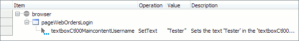 A keyword test that addresses web objects using aliases A keyword test that addresses web objects using aliases